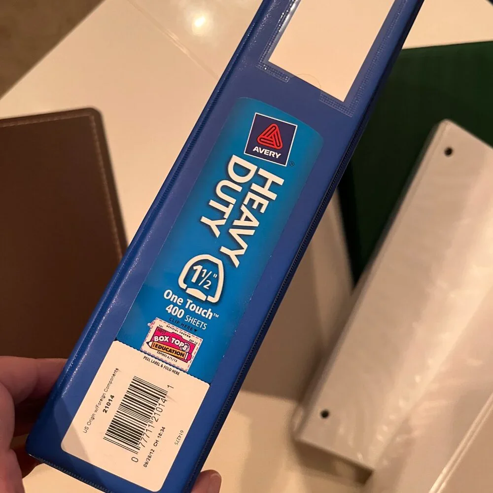 SIX Presentation Binders (Different sizes /. Mixed Lot) (new)‎